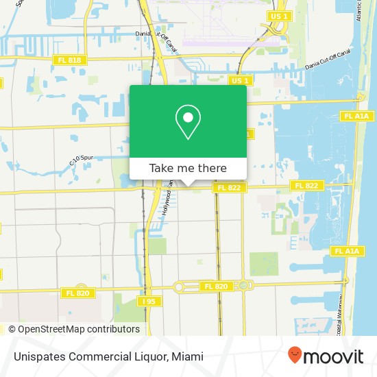 Unispates Commercial Liquor map