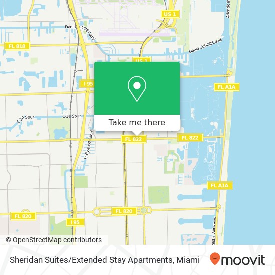 Sheridan Suites / Extended Stay Apartments map