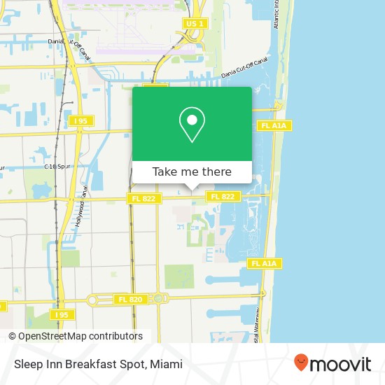 Sleep Inn Breakfast Spot map