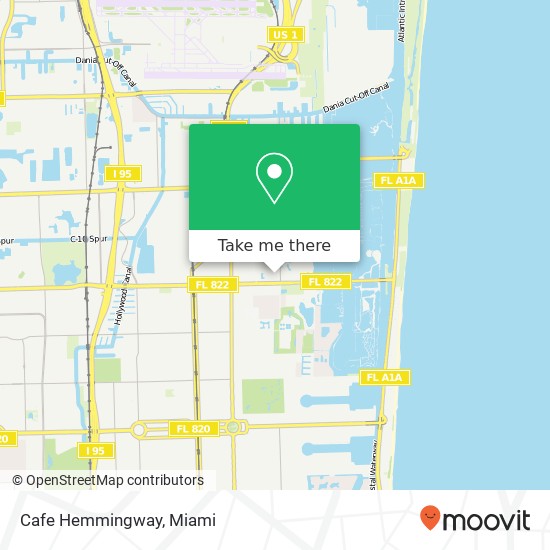 Cafe Hemmingway map
