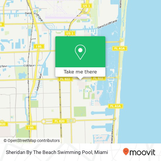 Sheridan By The Beach Swimming Pool map