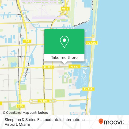 Sleep Inn & Suites Ft. Lauderdale International Airport map