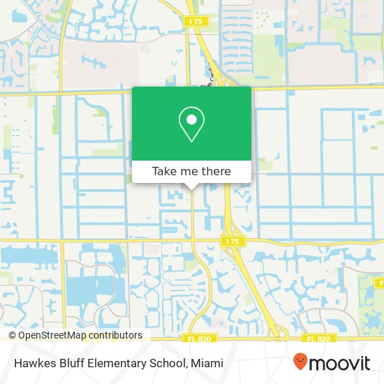 Hawkes Bluff Elementary School map