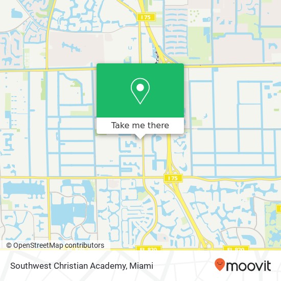 Southwest Christian Academy map