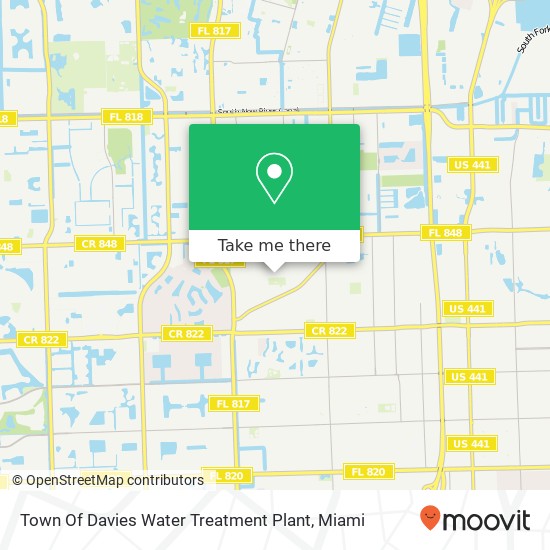 Mapa de Town Of Davies Water Treatment Plant