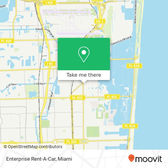 Enterprise Rent-A-Car map