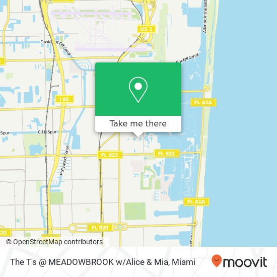 Mapa de The T's @ MEADOWBROOK w / Alice & Mia