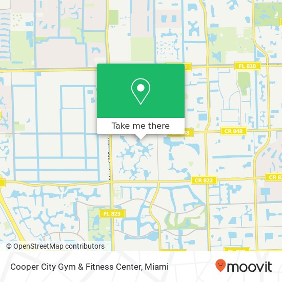 Cooper City Gym & Fitness Center map