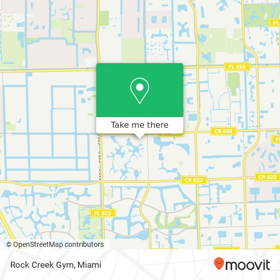 Rock Creek Gym map