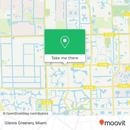 Glenns Greenery map