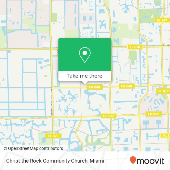 Christ the Rock Community Church map