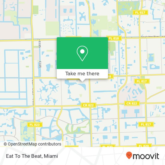 Eat To The Beat map
