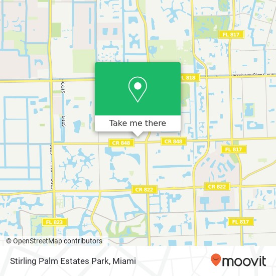 Stirling Palm Estates Park map