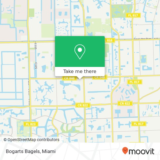 Bogarts Bagels map