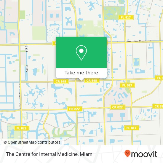 The Centre for Internal Medicine map