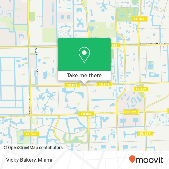 Vicky Bakery map