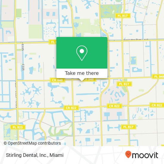 Mapa de Stirling Dental, Inc.