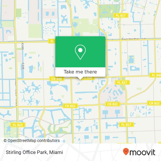 Stirling Office Park map