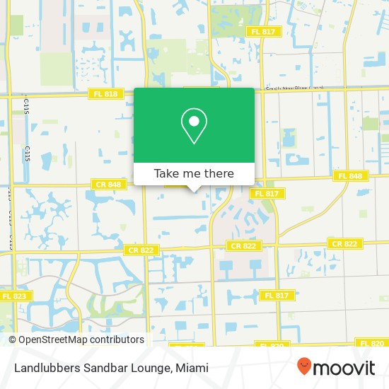 Landlubbers Sandbar Lounge map