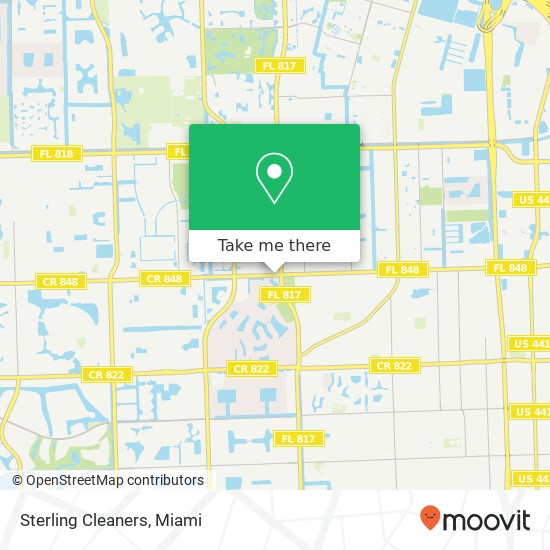 Sterling Cleaners map