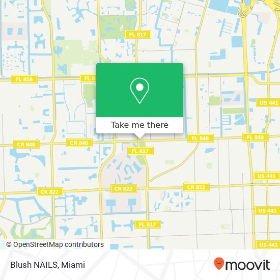 Mapa de Blush NAILS