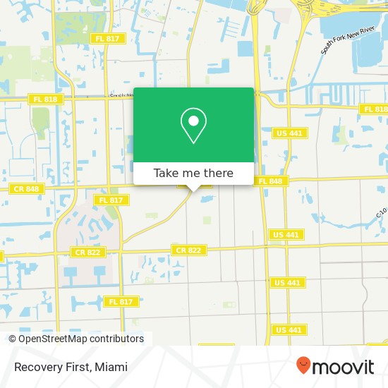 Recovery First map