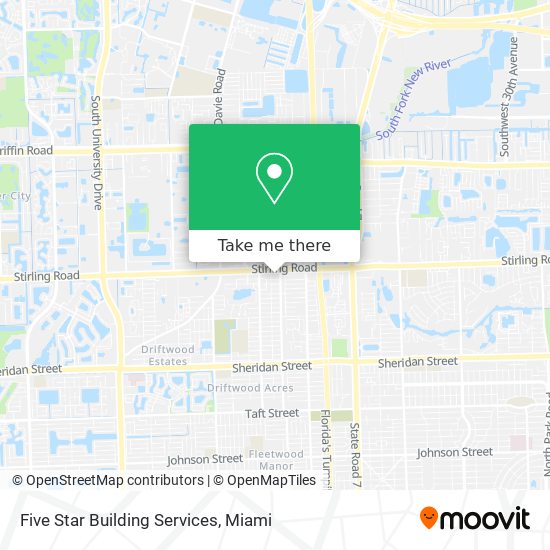 Five Star Building Services map