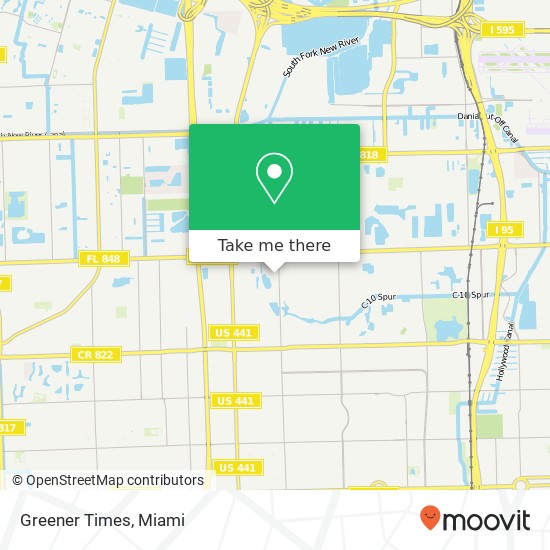 Greener Times map