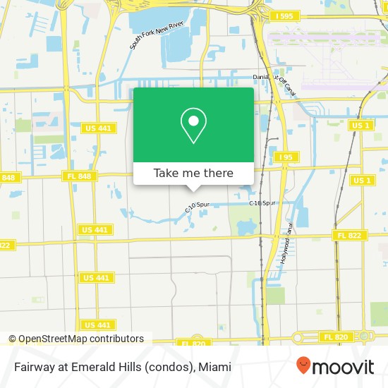 Mapa de Fairway at Emerald Hills (condos)