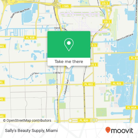 Mapa de Sally's Beauty Supply