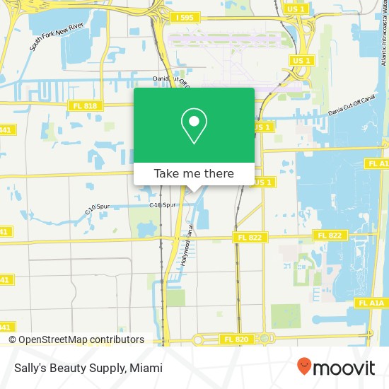 Sally's Beauty Supply map