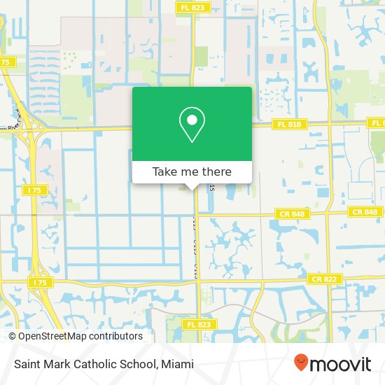 Mapa de Saint Mark Catholic School