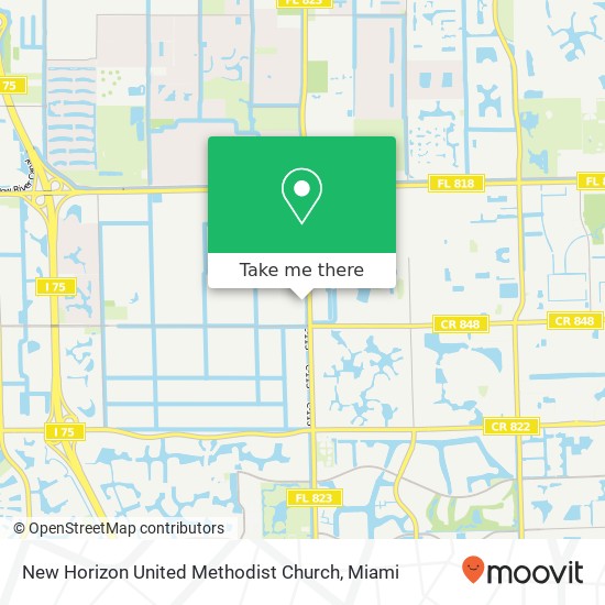 New Horizon United Methodist Church map