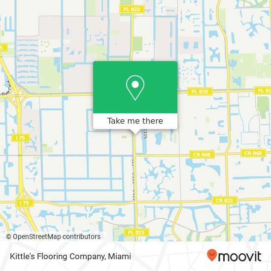 Mapa de Kittle's Flooring Company