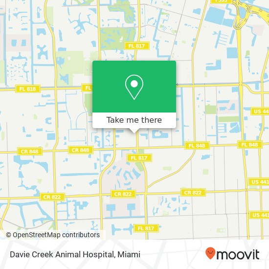 Davie Creek Animal Hospital map