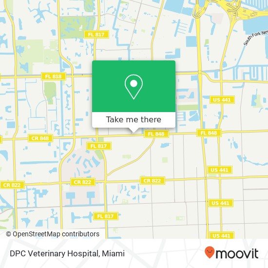 Mapa de DPC Veterinary Hospital