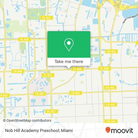 Nob Hill Academy Preschool map