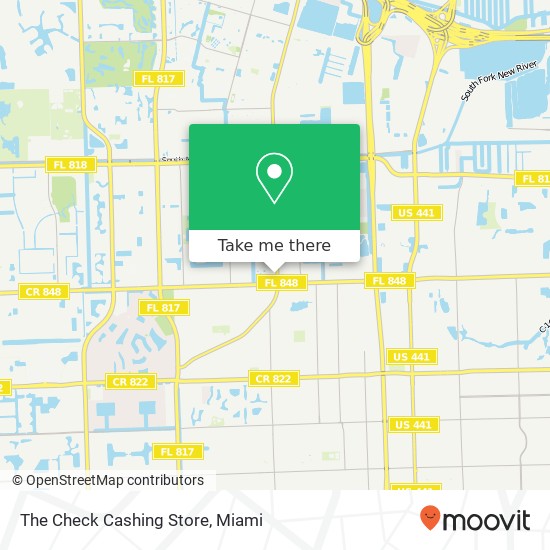 Mapa de The Check Cashing Store