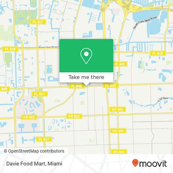 Davie Food Mart map