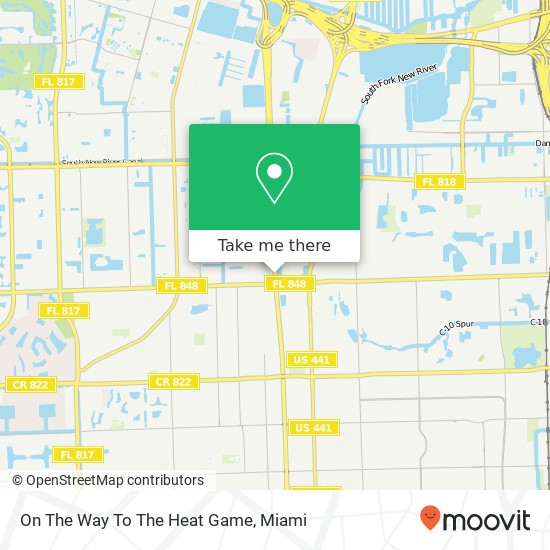 Mapa de On The Way To The Heat Game
