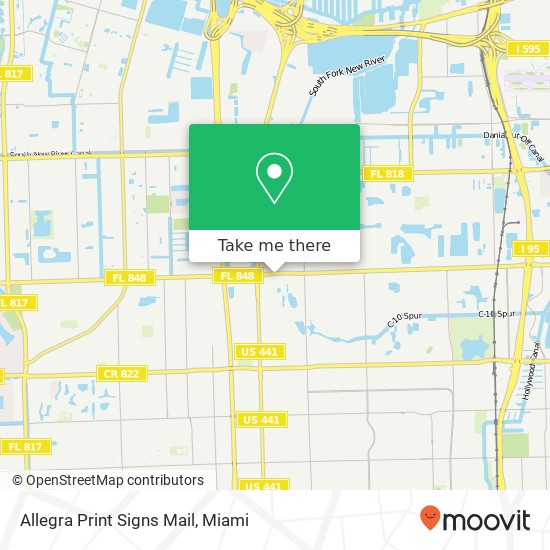 Allegra Print Signs Mail map
