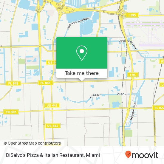 DiSalvo's Pizza & Italian Restaurant map