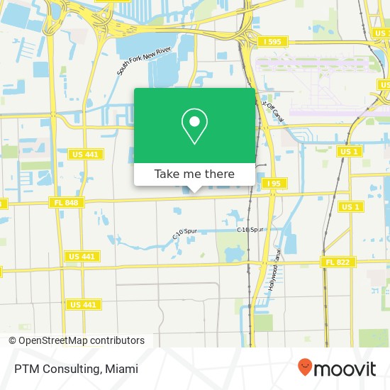 PTM Consulting map