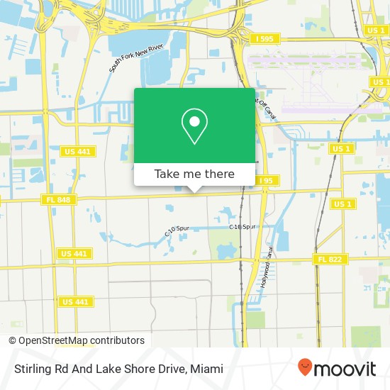 Mapa de Stirling Rd And Lake Shore Drive