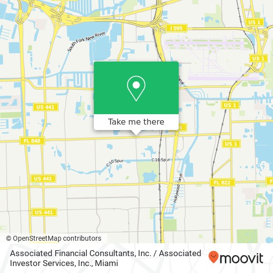 Associated Financial Consultants, Inc. / Associated Investor Services, Inc. map