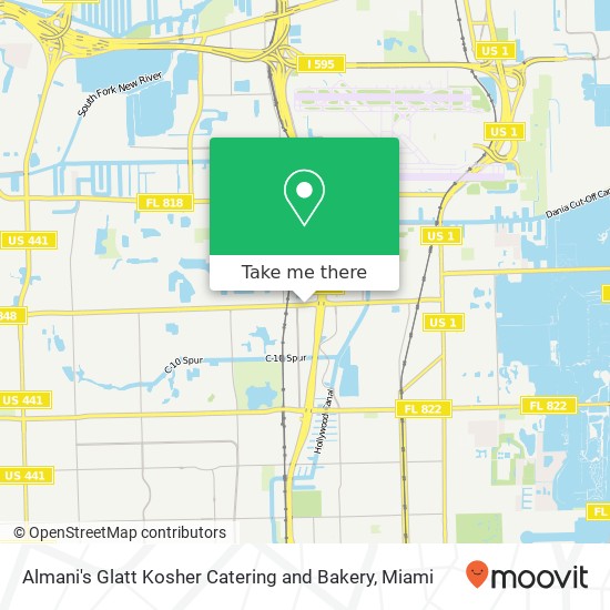 Almani's Glatt Kosher Catering and Bakery map