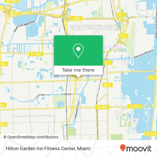 Hilton Garden Inn Fitness Center map