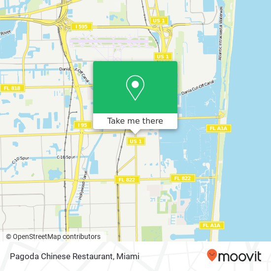 Mapa de Pagoda Chinese Restaurant