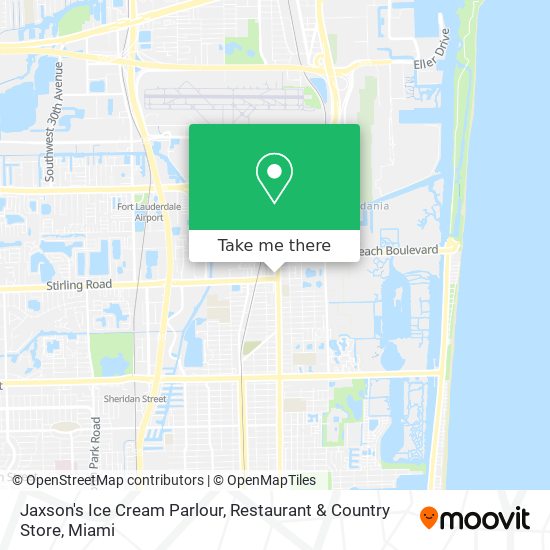 Mapa de Jaxson's Ice Cream Parlour, Restaurant & Country Store