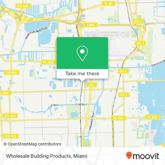 Wholesale Building Products map